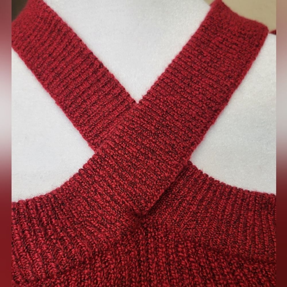 1. State Red Off the Shoulder Plus Size Sweater - Picture 2 of 8